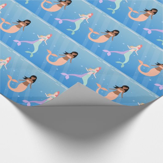 Meerjungfrau Geschenkpapier (Ecke)