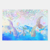 Meerjungfrau Geschenkpapier Set (Vorderseite)