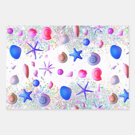 Meerjungfrau Geschenkpapier Set (Vorderseite 3)