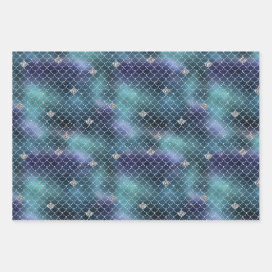 Meerjungfrau Geschenkpapier Set (Vorderseite 2)