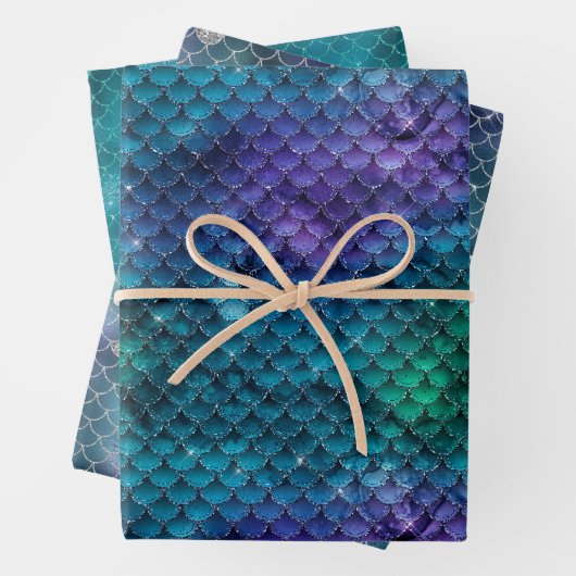 Meerjungfrau Geschenkpapier Set (Beispiel)