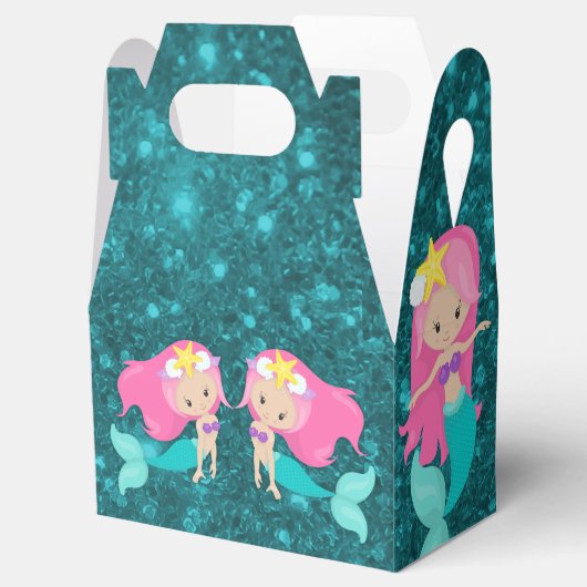 Meerjungfrau Geschenkschachtel (Geöffnet)