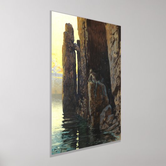 Meerjungfrau Girl Bare & Lurking Wünsche Foliendrucke (Ablage )