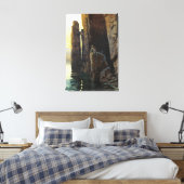 Meerjungfrau Girl Bare & Lurking Wünsche Leinwanddruck (Insitu (Schlafzimmer))