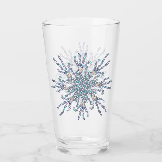 Meerjungfrau Glas (Rückseite)