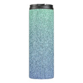 Meerjungfrau-Glitzer-Trommel Thermosbecher (Rückseite)