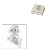 Meerjungfrau Gummistempel (Stempel)