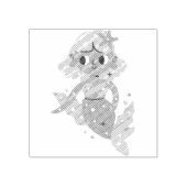 Meerjungfrau Gummistempel (Prägung)