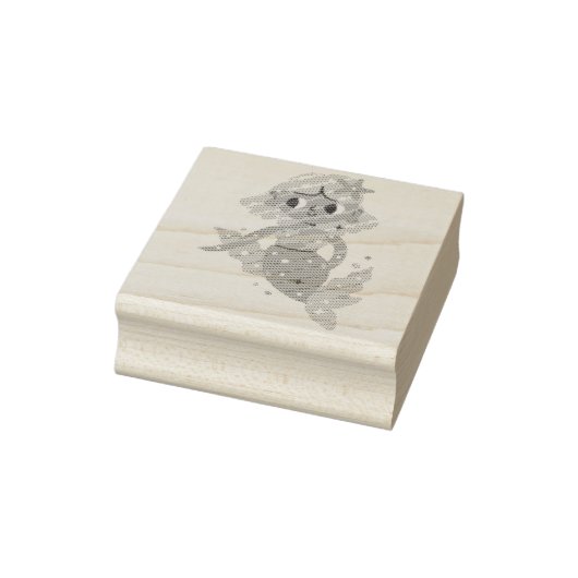 Meerjungfrau Gummistempel (Stempel)