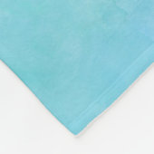 Meerjungfrau-halber Spaß-individueller Name Fleecedecke (Ecke)