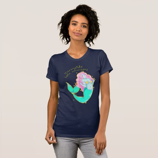 Meerjungfrau-Hass-Frauenhass-T-Shirt T-Shirt (Vorne ganz)