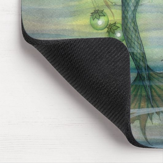 Meerjungfrau "Illuminiertes Meer" Mousepad (Ecke)