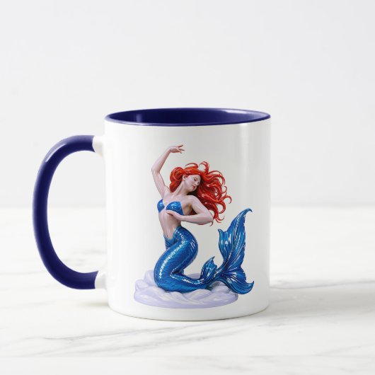 Meerjungfrau-Illustration Tasse (Links)