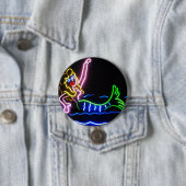 Meerjungfrau im Neon Button (Beispiel)