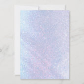 Meerjungfrau im Rahmen der Geburtstagspartei Einladung (Rückseite)