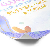 Meerjungfrau im Rahmen der Geburtstagspartei Poster (Ecke)