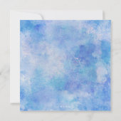 Meerjungfrau im Rahmen des Sea Beach Brautparty Einladung (Rückseite)