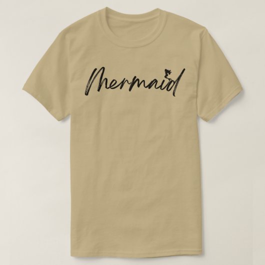 Meerjungfrau im wirklichen Leben verkleidet T-Shirt (Design vorne)