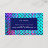 Meerjungfrau-IMITATE-Irisierungs-Effekt Visitenkarte (Rückseite)