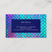 Meerjungfrau-IMITATE-Irisierungs-Effekt Visitenkarte (Rückseite)