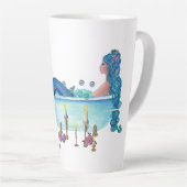 Meerjungfrau in Badewanne von Renee Lavoie Milchtasse (Rechte Ecke)