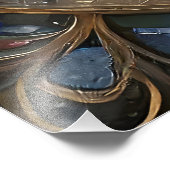 Meerjungfrau in den Ozeanwellen Fotodruck (Ecke)