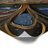 Meerjungfrau in den Ozeanwellen Poster (Ecke)