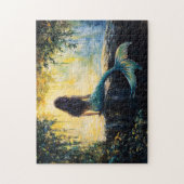 Meerjungfrau in der Cove Malerei Puzzle (Vertikal)