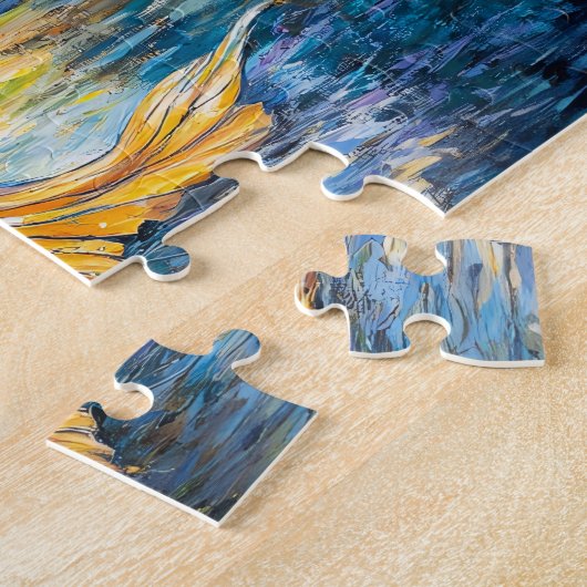 Meerjungfrau in der Grotto-Malerei Puzzle (Seite)