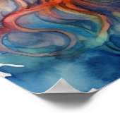 Meerjungfrau in der Sonne Poster (Ecke)