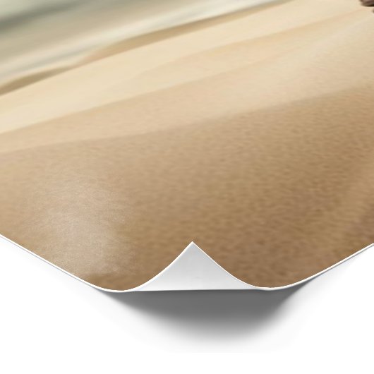 Meerjungfrau in einem Hourglasposter Poster (Ecke)