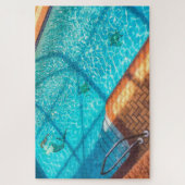 Meerjungfrau in einem Schwimmbad Puzzle (Vertikal)