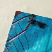 Meerjungfrau in einem Swimmingpool Strandtuch (Beispiel)