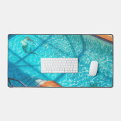 Meerjungfrau in einer Badewanne Schreibtischunterlage (Tastatur & Maus)