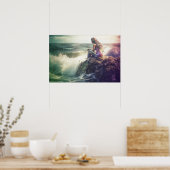 Meerjungfrau in Erwägung Poster (Küche)