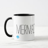 Meerjungfrau in Herz und Blauer Muschel Tasse (Links)