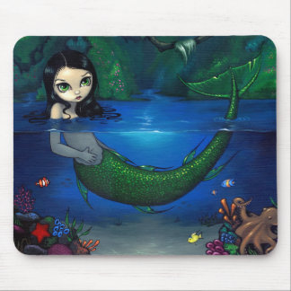 "Meerjungfrau in ihrer Grotte" Mousepad