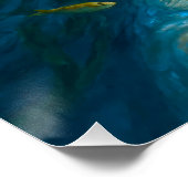 Meerjungfrau in Muscheln - Malerei Stil Poster (Ecke)