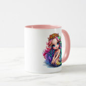 Meerjungfrau Kaffeetasse (VorderseiteRechts)