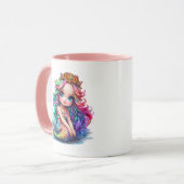 Meerjungfrau Kaffeetasse (Vorderseite Links)