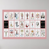 Meerjungfrau Katze Tarot Poster (Vorne)