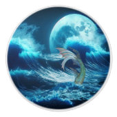 Meerjungfrau Keramik Dose Pull Keramikknauf (Vorderseite)