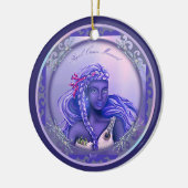 Meerjungfrau Keramik Ornament (Links)
