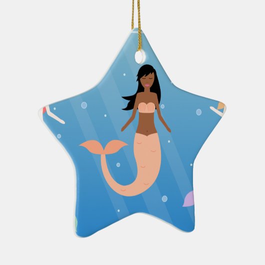 Meerjungfrau Keramikornament (Rechts)