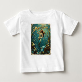 Meerjungfrau Königin Unterwasser Kleinkind Mädchen Baby T-shirt