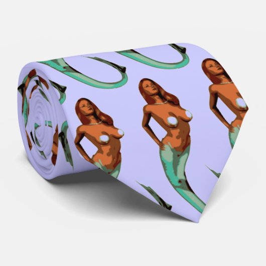 Meerjungfrau-Krawatte Krawatte (Gerollt)