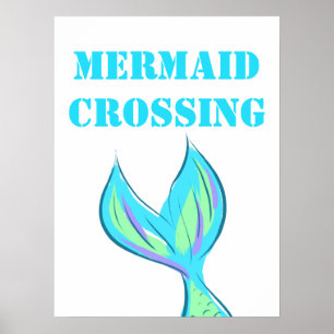 Meerjungfrau Kreuzung Poster