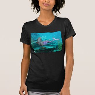 Meerjungfrau-Kunst-T - Shirt für Frauen -