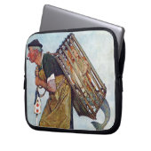 Meerjungfrau Laptopschutzhülle (Vorderseite Links)