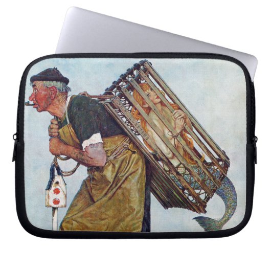 Meerjungfrau Laptopschutzhülle (Vorderseite)